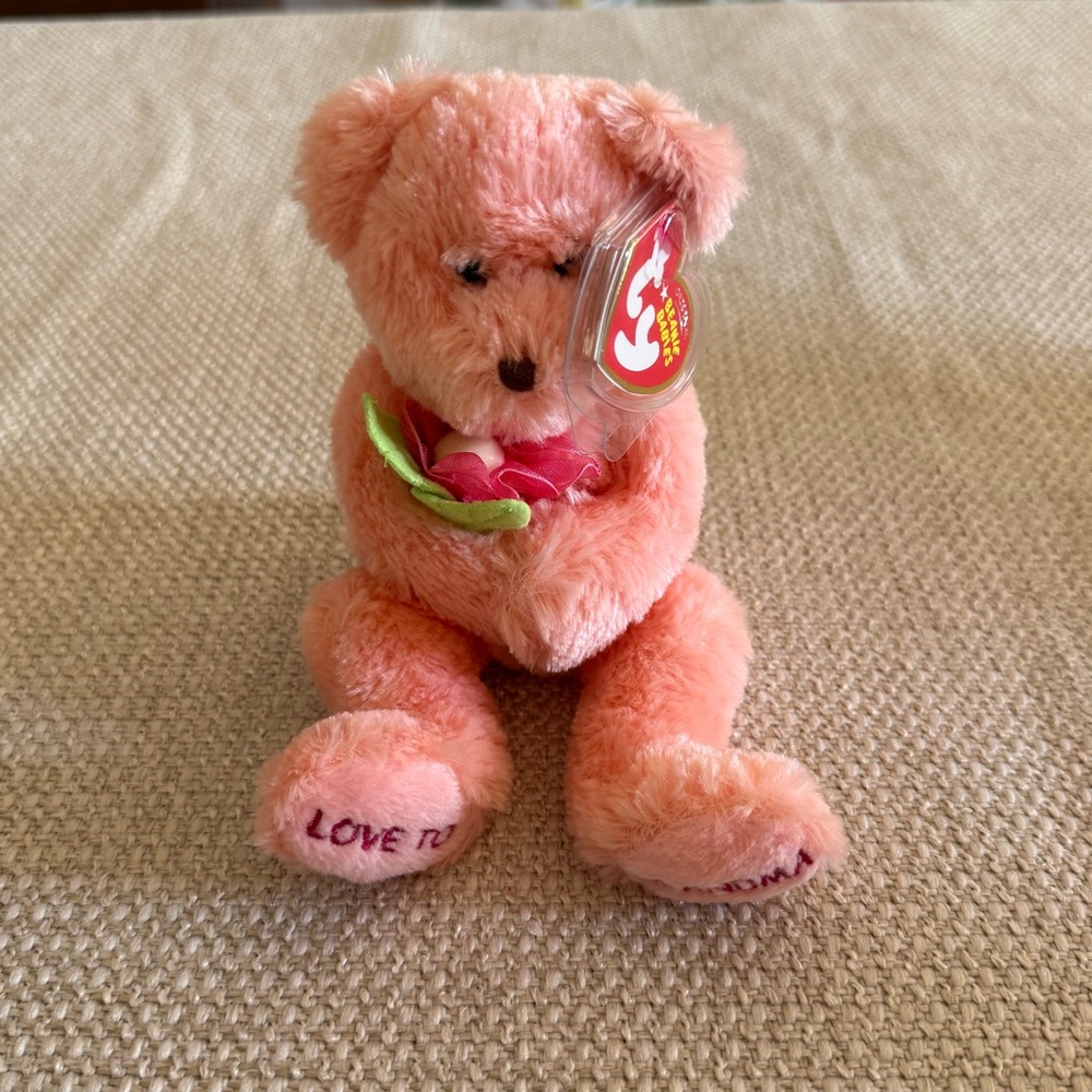 Ty Stuffed Bears Set - Pink, Purple, Orange - Picture 5 of 6